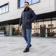 Зимняя мужская куртка большого размера VAVALON 377-VA 66 синий - изображение 2