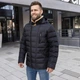 Мужская зимняя куртка большого размера VAVALON 269-VA 56 черный - изображение 5