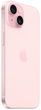 Мобильный телефон Apple iPhone 15 128GB Pink (MTP13RX/A) - изображение 3