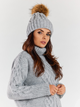 Czapka damska beanie Awama A480 1220703 One Size Szara (5902360565067) - obraz 3