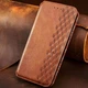 Кожаный чехол-книжка GETMAN Cubic (PU) для Xiaomi Redmi 9A Коричневый - изображение 2