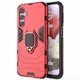 Чехол с подставкой Deexe Hybrid Case для Samsung Galaxy M34 - Red - изображение 1
