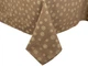 Скатерть тефлоновая Lefard Home Textile Karen Lurex Teflon Taupe 160х180 см (715-343) (8407007153432) - изображение 3