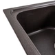 Мойка для кухни PLATINUM гранитная 7950 Equatoria 785x498мм прямоугольная врезная без сифона на две чаши коричневая PLS-A39642 - изображение 4