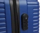 Чемодан на 4-х колесиках G&D Polo Suitcase Model 600 размер S 37 x 27 x 58 см Индиго - изображение 5