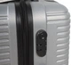 Чемодан на 4-х колесиках G&D Polo Suitcase Model 600 размер S 37 x 27 x 58 см Серый - изображение 6