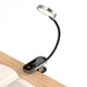 Універсальна настільна акумуляторна лампа з кліпсою Baseus Comfort Reading Mini Clip Lamp |24Hours, 4000K| (DGRAD-0G) - зображення 3