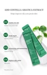 Маска для лица centella asiatica intensive hydrating sleep jelly SEOMOU с экстрактом центелла азиатской 5мл - изображение 3