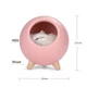 Настільний світильник Led Cat House Котячий будинок Нічник Сплячий котик у будиночку Рожевий - зображення 6