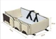 Багатофункціональна складана сумка-ліжко для новонароджених Ganen baby bed and bag FG бежевий - зображення 4