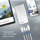 Varta Power Bank Energy 5000 мАч оснащенный усовершенствованной технологией безопасности c зарядным кабелем вес - 150 грамм - изображение 8