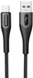 Кабель Sky Dolphin S01T Braided Fast USB to Type-C 3 A 1 м Чорний (USB-000583) - зображення 1