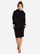 Sukienka tunika damska BeWear B032 86868 2XL-3XL Czarna (5902041185140) - obraz 3
