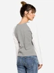 Longsleeve damski BeWear B047 86929 L Szary (5902041192940) - obraz 2