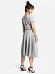 Sukienka trapezowa damska BeWear B067 87006 L Szara (5903068408410) - obraz 2