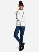 Толстовка на блискавці без капюшона жіноча BeWear B071 87019 M Екрю (5903068409127) - зображення 4