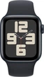 Smartwatch Apple Watch SE (2023) GPS 40mm Midnight Aluminium Case with Midnight Sport Band - M/L (MR9Y3) - obraz 2