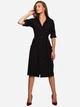 Sukienka trapezowa damska Stylove S230 235461 L Czarna (5903068497766) - obraz 1