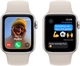 Smartwatch Apple Watch SE (2023) GPS 40mm Starlight Aluminium Case with Starlight Sport Band - S/M (MR9U3) - obraz 4