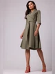Плаття жіноче BeWear B255 1411551 L Оливкове (5905563705636) - зображення 3