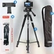 Профессиональный штатив трипод для камеры смартфона видеокамеры NeePho Tripod NP-8820 Pro 150 см Black/Черный - изображение 10