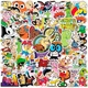 Набір наклейок Герої мультфільмів Cartoon Heroes 50 шт - зображення 1