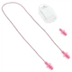 Беруши для плавания в пластиковом футляре Zelart Yingfa R086 Pink - изображение 3