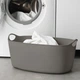 Гибкая корзина для белья IKEA TORKIS 35 л серый 604.943.72 - изображение 3
