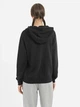 Худи теплое женское Nike Club Fleece Hoodie DQ5415-010 XS Black/White (196149262383) - изображение 2