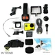 Экшн камера Action Camera F-73 WiFi Желтая водонепроницаемая видеокамера с аквабоксом для подводной съемки - изображение 3