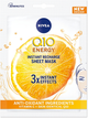 Тканинна маска для обличчя Nivea Q10 Energy Вітамін С Проти Зморшок 100 г (4005900623522) - зображення 1