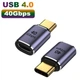 Переходник адаптер OTG USB Type-C M/F (USB 4.0, 40Gbps, 100W, 8K) Metal Style-1 (48581) - изображение 2