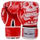 Перчатки боксерские FLEX на липучке Zelart SKULL BO-5493 (р-р 8oz, красный) - изображение 1