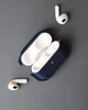 Шкіряний чохол MERE для Apple AirPods Pro 2 Синій - изображение 3