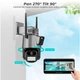 Уличная охранная WIFI камера наблюдения Besder P10Q-8MP Черный (1012-917-00) - изображение 4