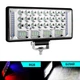 LED-фара 204W ближний, дальний свет, красно-синий стробоскоп 225х105х30 мм - изображение 1