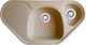Кухонная мойка гранит Romzha Elegancia 95B Бежевая - изображение 1