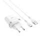 Зарядное Hoco C12Q QC 3.0 3A мощность 18Вт кабель Type C QC3.0/QC2.0, для Huawei fast charge FCP, для Samsung fast charge AFC Белый - изображение 2