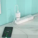 Зарядное Hoco C12Q QC 3.0 3A мощность 18Вт кабель Type C QC3.0/QC2.0, для Huawei fast charge FCP, для Samsung fast charge AFC Белый - изображение 4