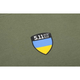 Футболка з малюнком 5.11 Tactical Shield Ukraine Лімітована Серія Military Green S - зображення 4