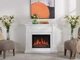Каминокомплект ArtiFlame Toscana с эффектом пламени, обогревом и звуком горения огня Белый - изображение 8