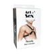 Чоловіча портупея з натуральної шкіри чорного кольору Art of Sex Arcady розміри XS M - зображення 4