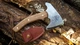 Туристична сокира з вуглецевої сталі з шкіряними ножнами Bush Axe BPS Knives - изображение 2
