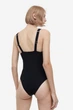 Купальник слитный женский H&M 61017357 36 Черный (OS_6666000265128) - изображение 3