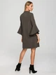 Sukienka trapezowa damska Made Of Emotion M698 L Khaki (5903887673679) - obraz 4