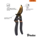 Секатор для обрізки гілок, сталь SK5, gold, V-SERIES, KT-V1021 - изображение 3