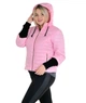 Fashions • Куртка женская с довязом на рукавах "Dream" Fashions 48 розовый (№3508-мк) - изображение 6