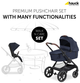 Коляска унівесальна Hauck Walk N Care Dark Navy Blue (16545-4) - зображення 6