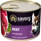 Упаковка влажного корма для собак Savory Dog Gourmand говядина 200 г х 6 шт (2700000029862) - изображение 2