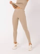 Legginsy damskie prążkowane Made Of Emotion M734 M Beżowe (5903887697088) - obraz 1